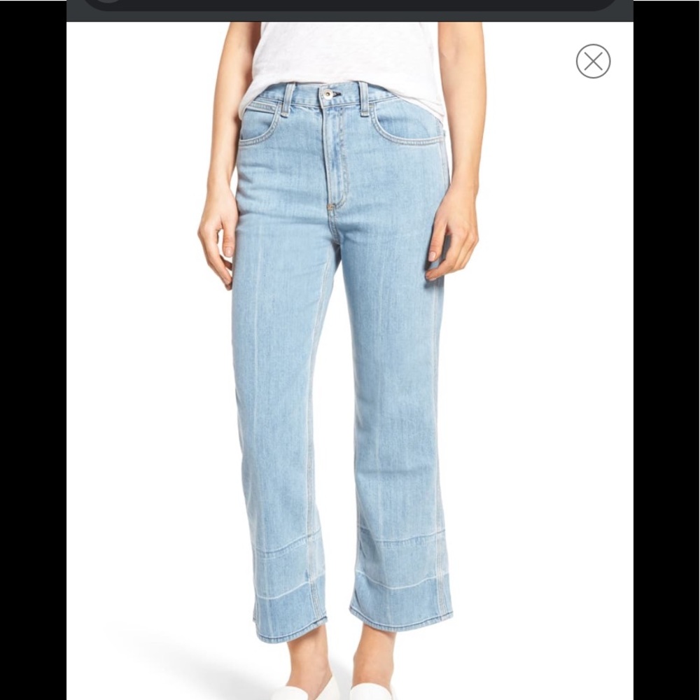 Rag & Bone Tivoli hi waisted crop jean